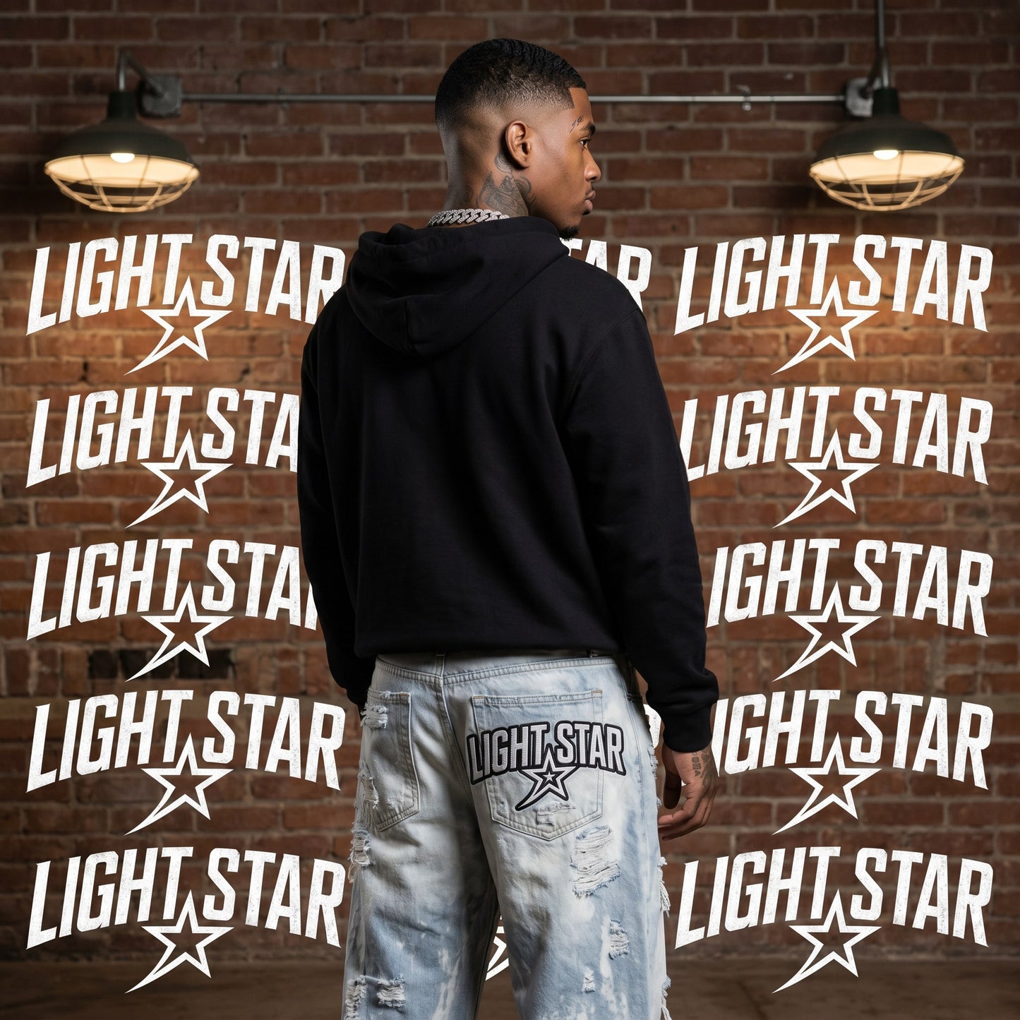 Carpenter Jean Bleach Wash back