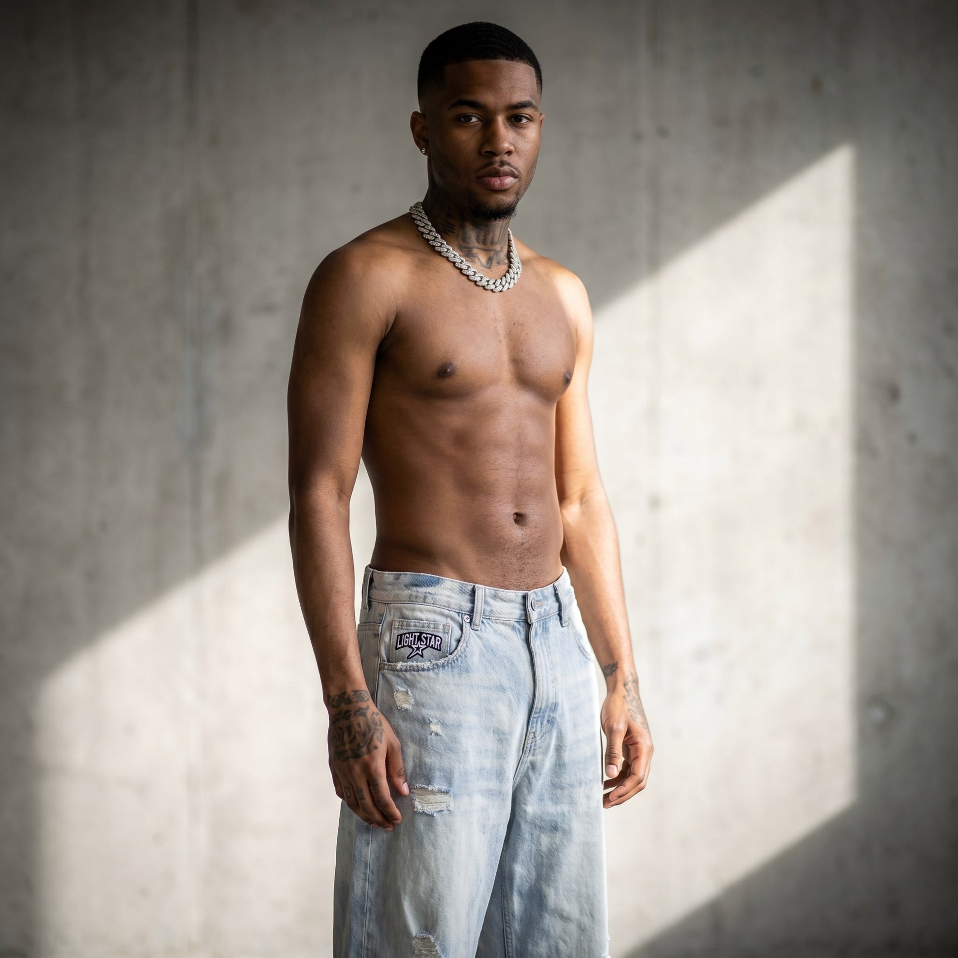 Carpenter Jean Bleach Wash front