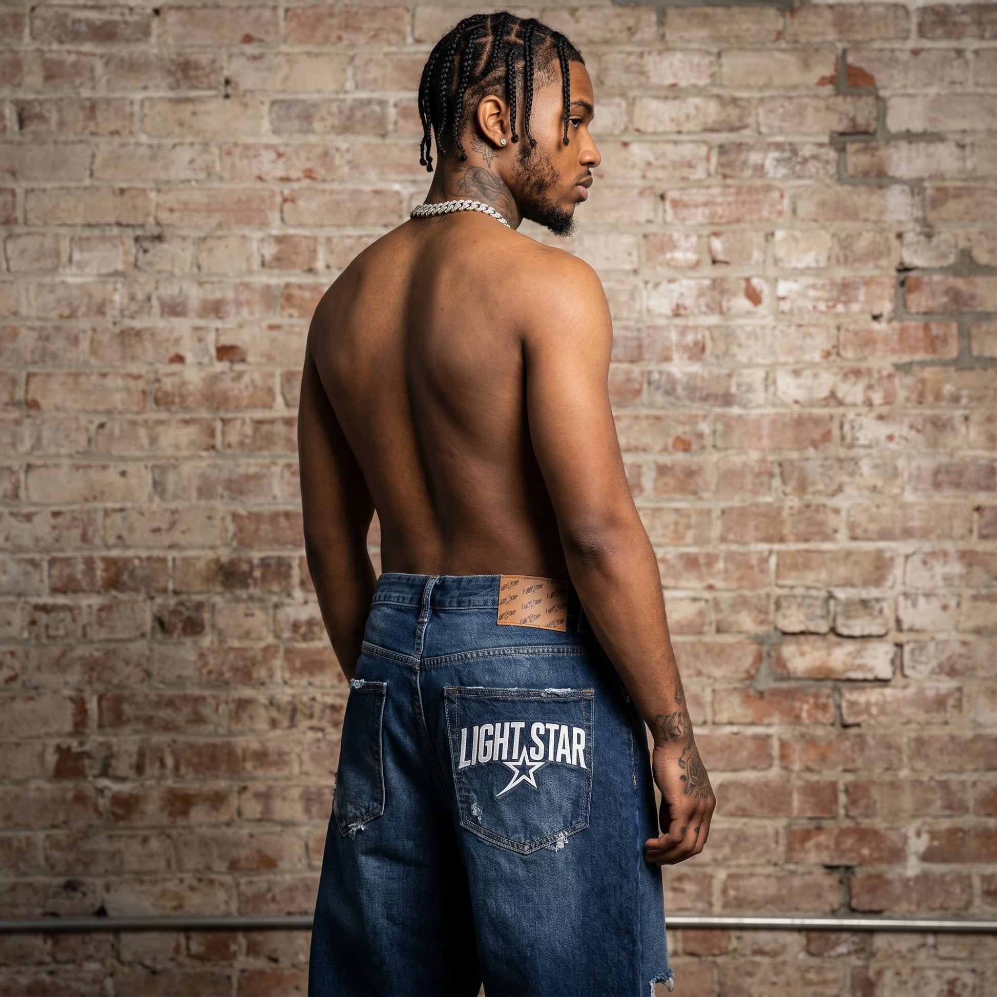 Carpenter Jean Raw Indigo back