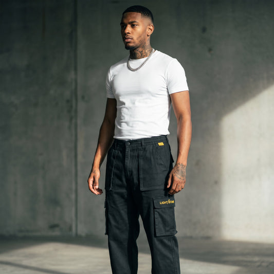 Hybrid Cargo Jogger Charcoal Black front