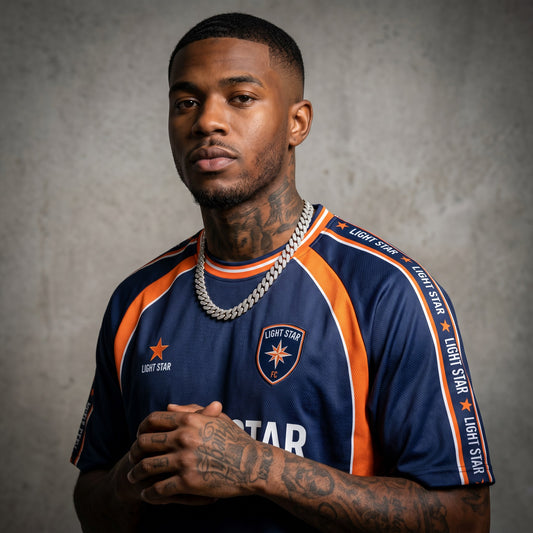 Light Star Heritage Jersey Navy/Orange front