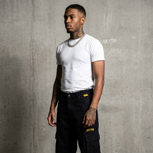 Loose Fit Denim Jet Black front