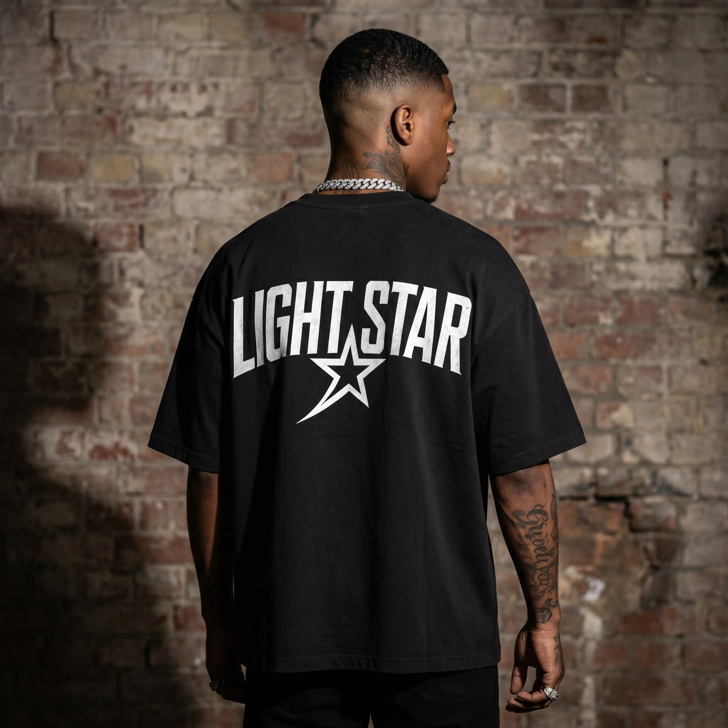 LS Studio Heavy Tee Vintage Black back