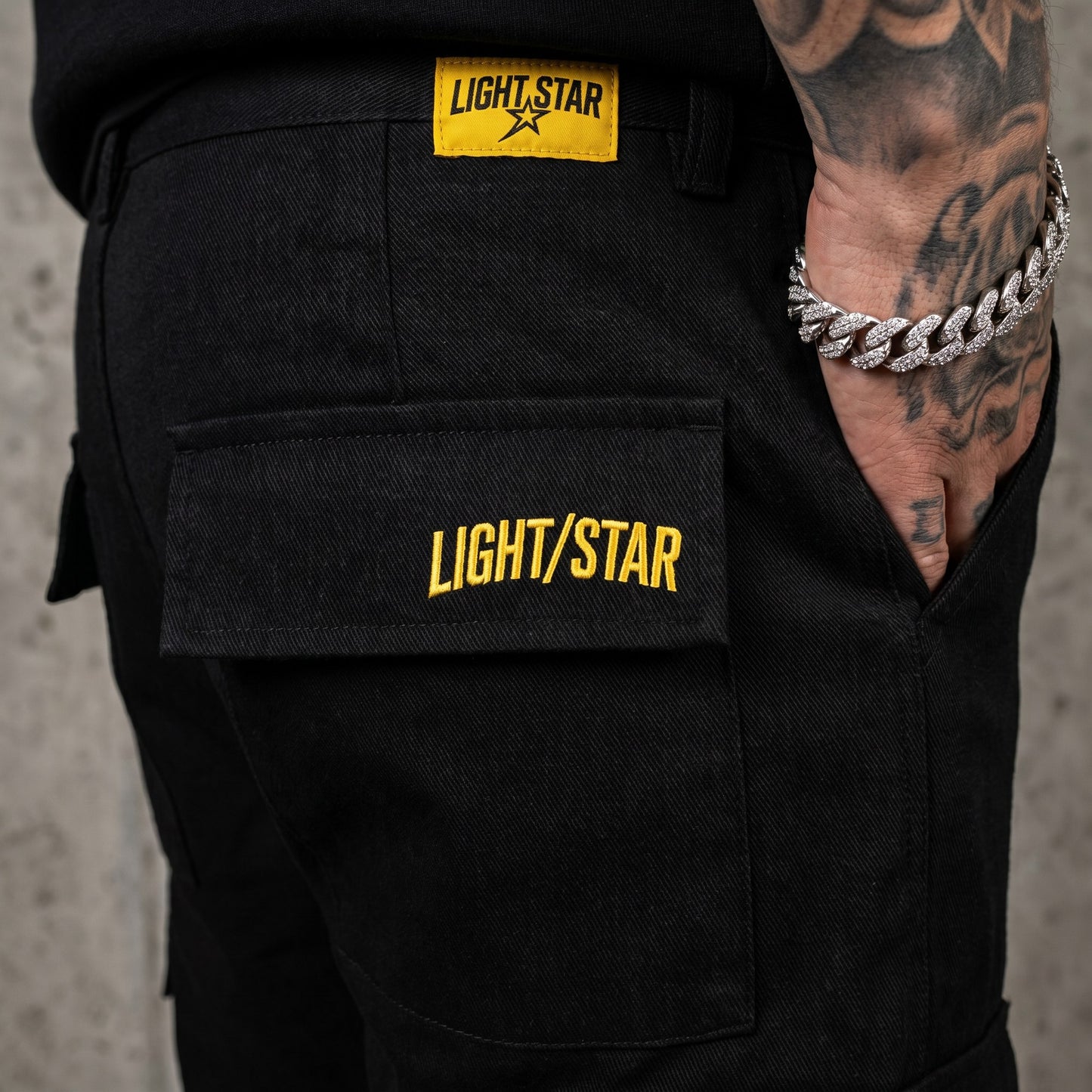 LS Tactical Cargo Black Tactical detail