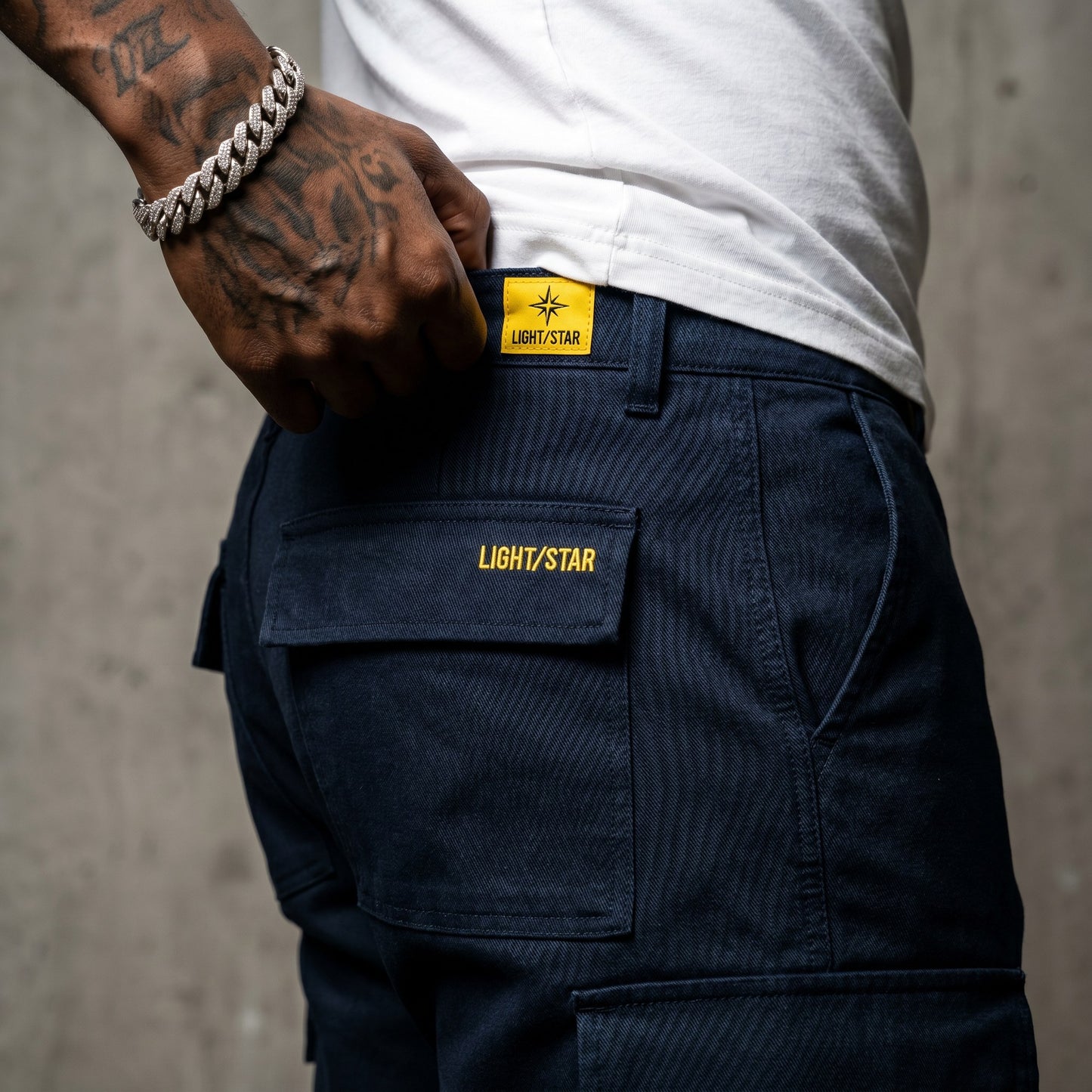 LS Tactical Cargo Navy Storm detail