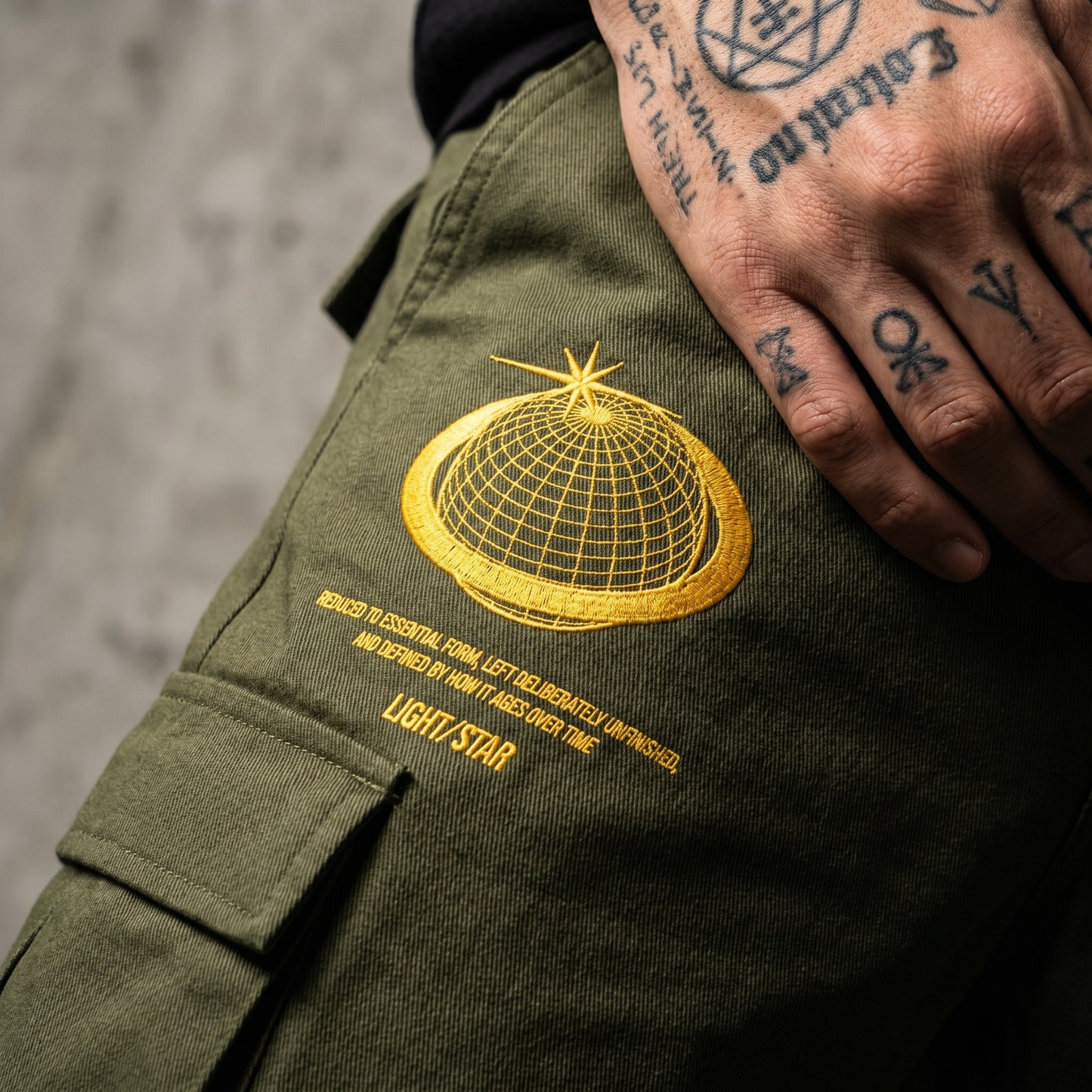 LS Tactical Cargo Olive Cargo detail