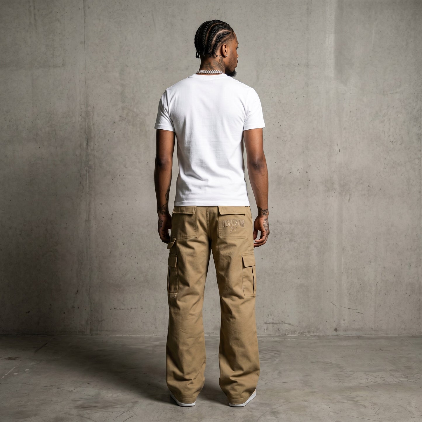 LS Trail Cargo Khaki Sand back