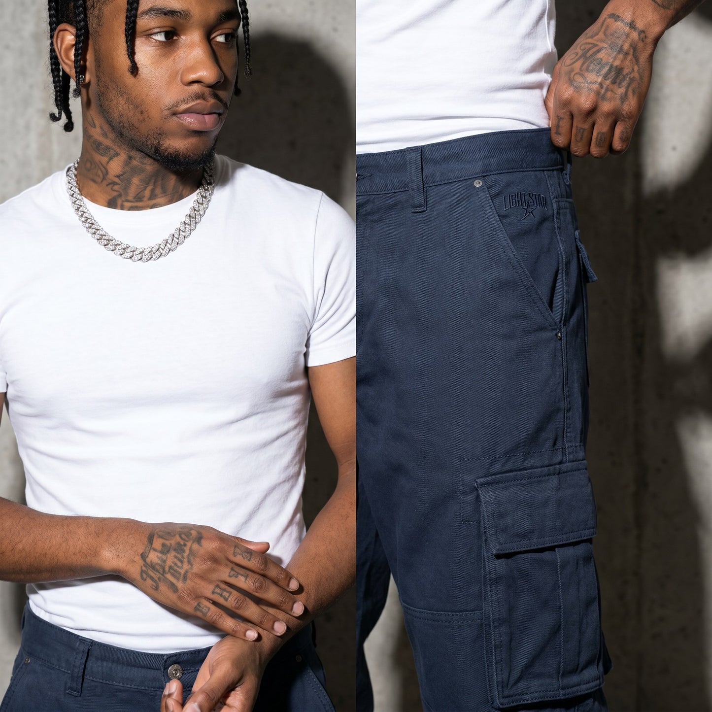 LS Trail Cargo Navy Storm detail