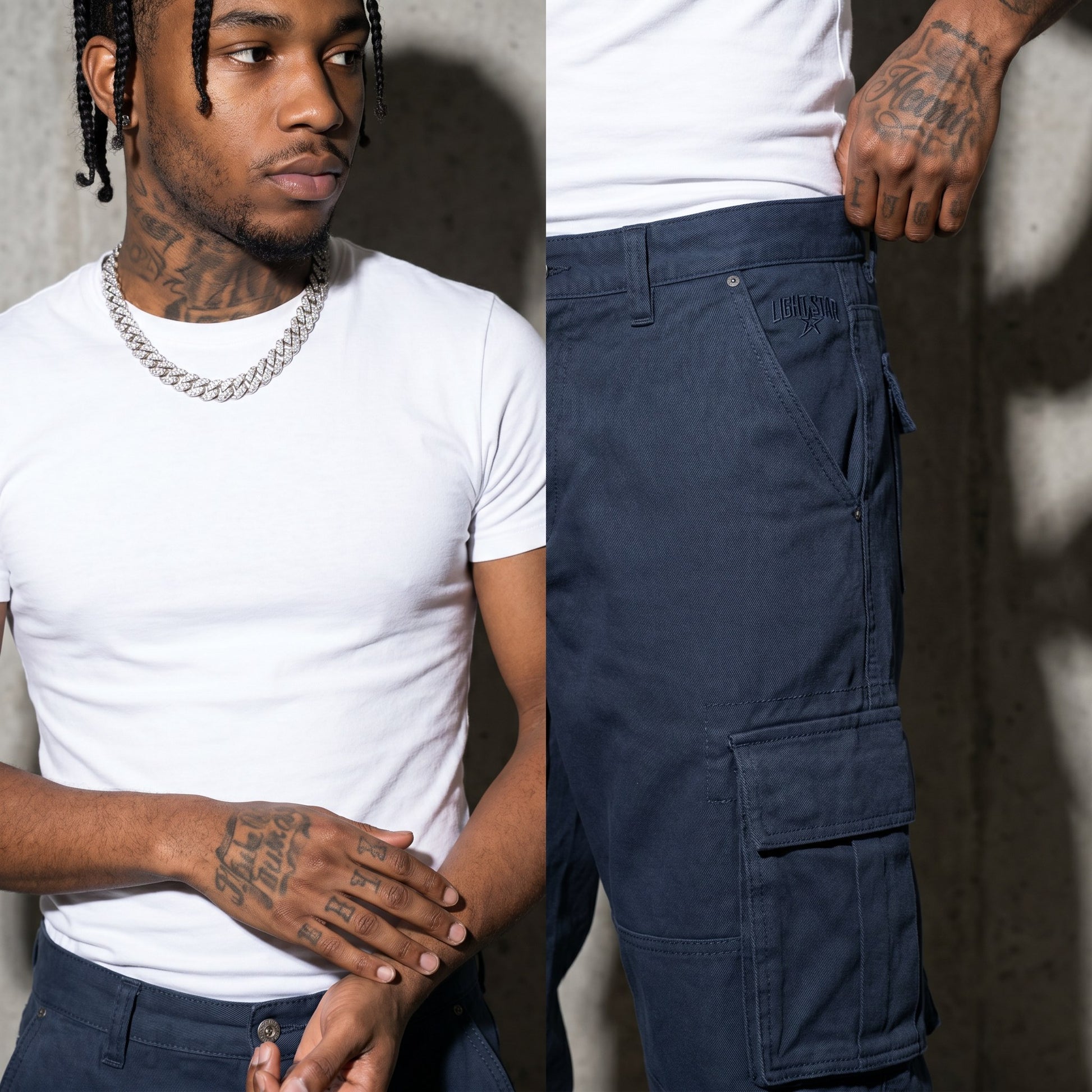 LS Trail Cargo Navy Storm detail