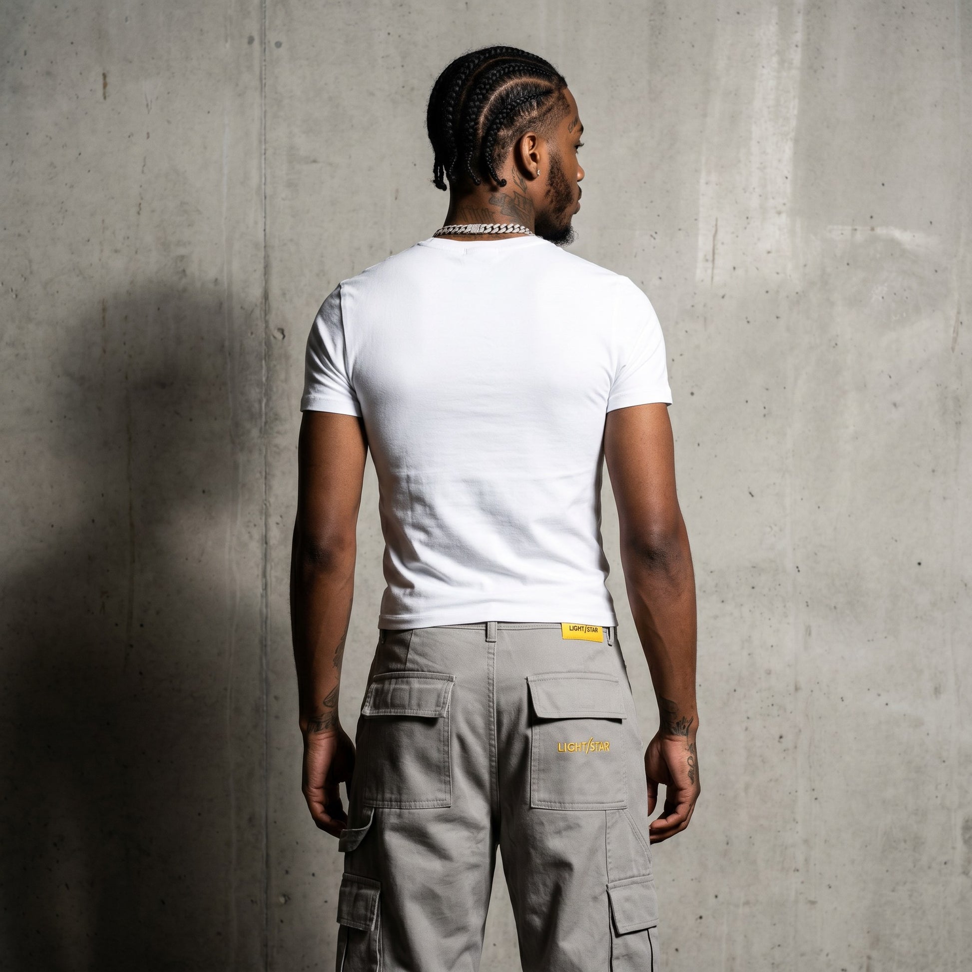 Modular Cargo Pant Concrete Grey back