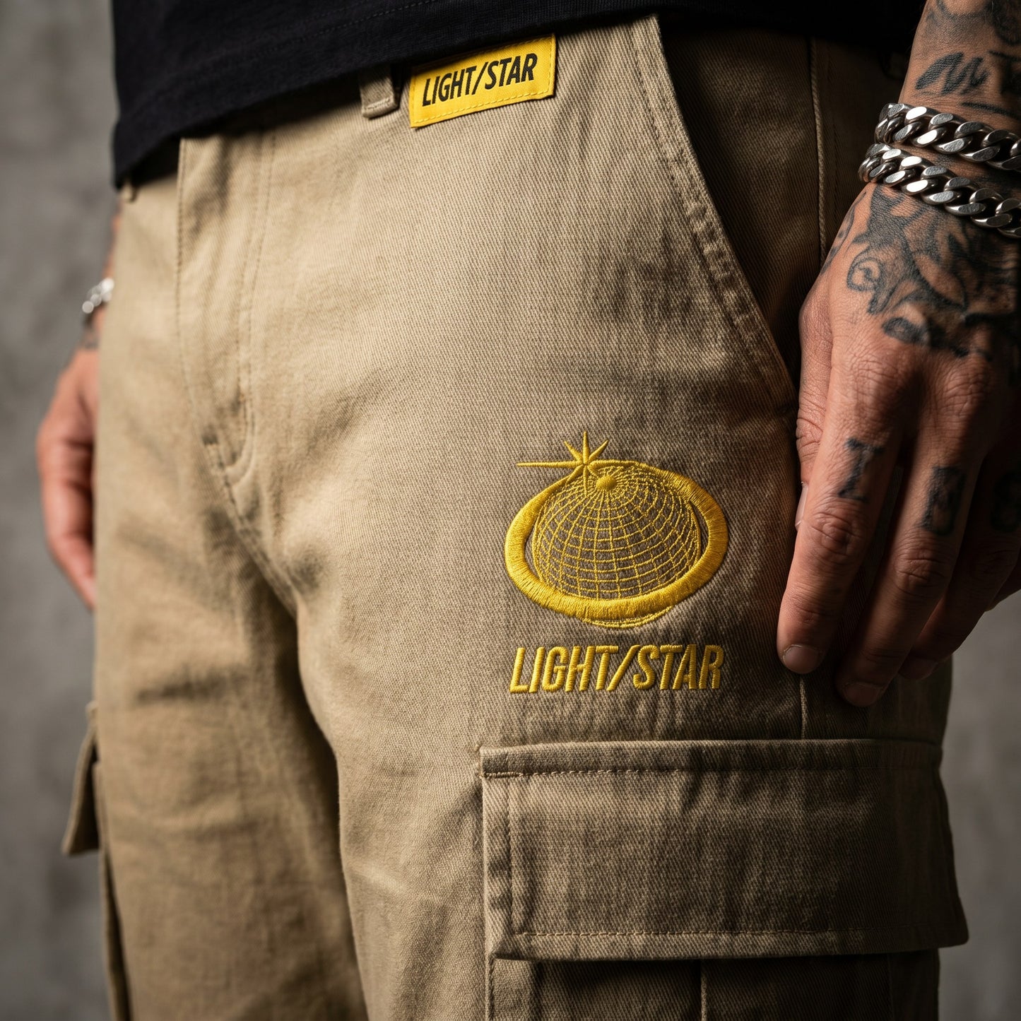 Modular Cargo Pant Khaki Sand detail
