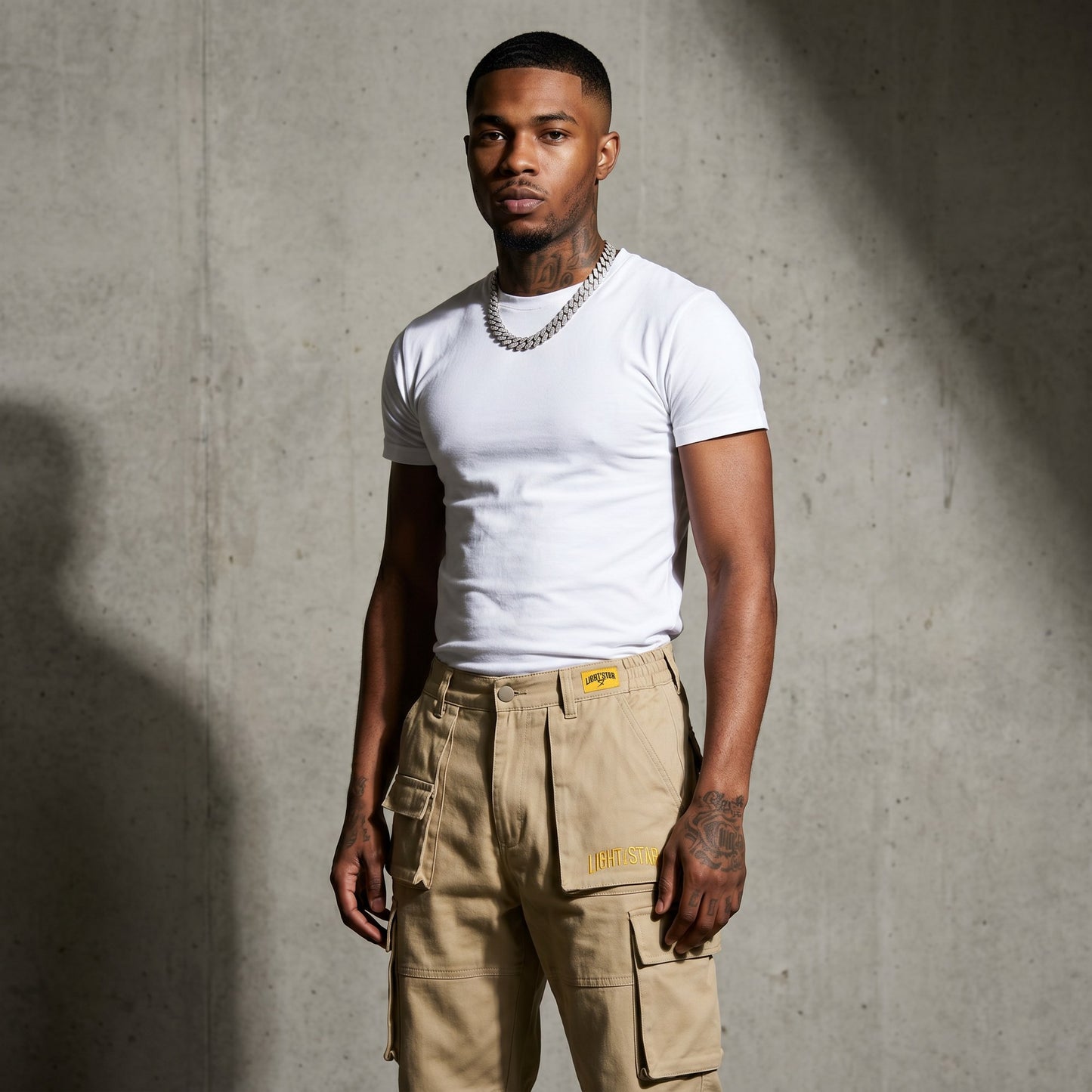 Modular Cargo Pant Khaki Sand front
