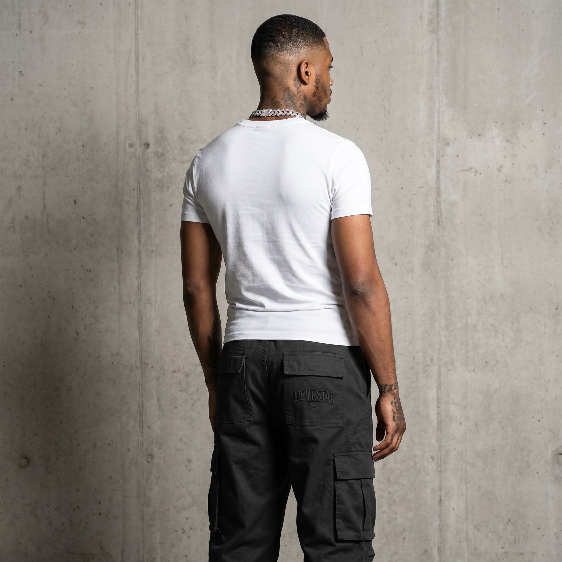 Parachute Cargo Charcoal Black back