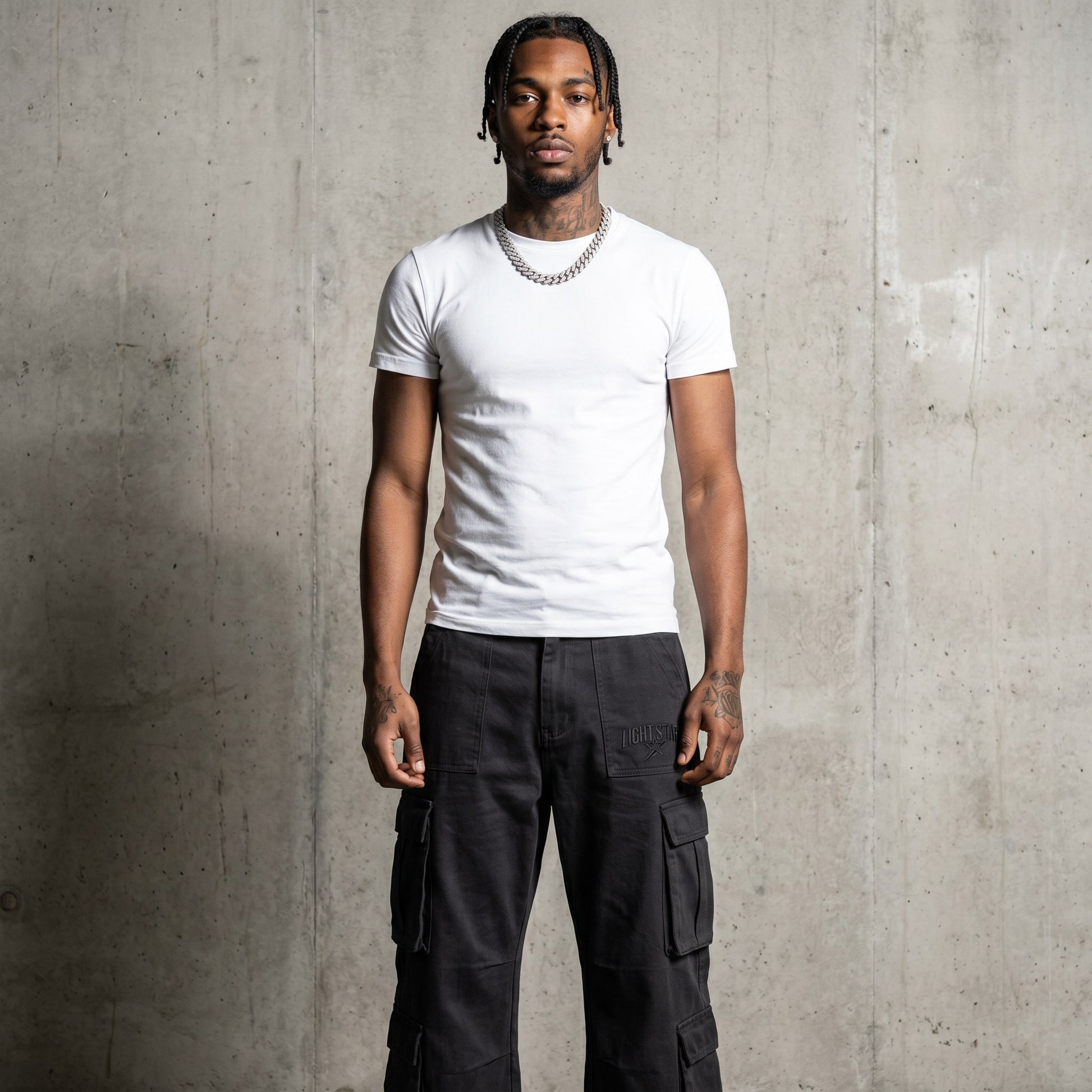 Parachute Cargo Charcoal Black front