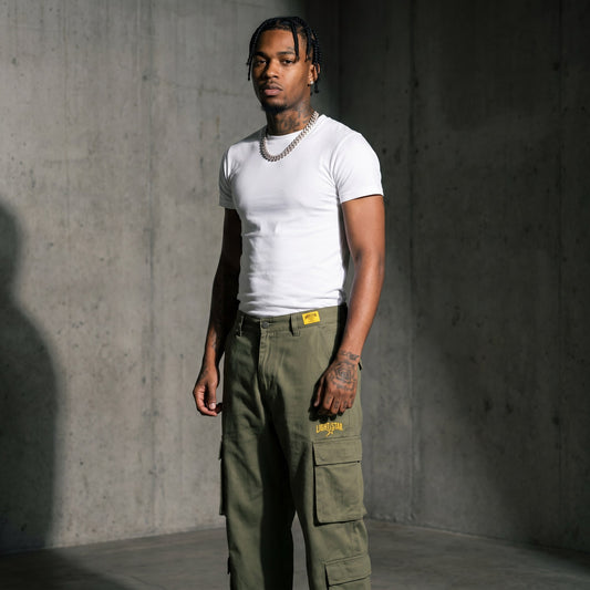 Relaxed Cargo Pant Olive Cargo front