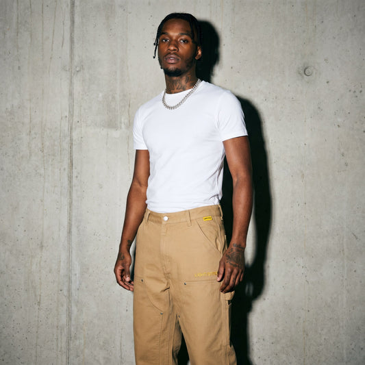 Skater Baggy Jean Carpenter Tan front