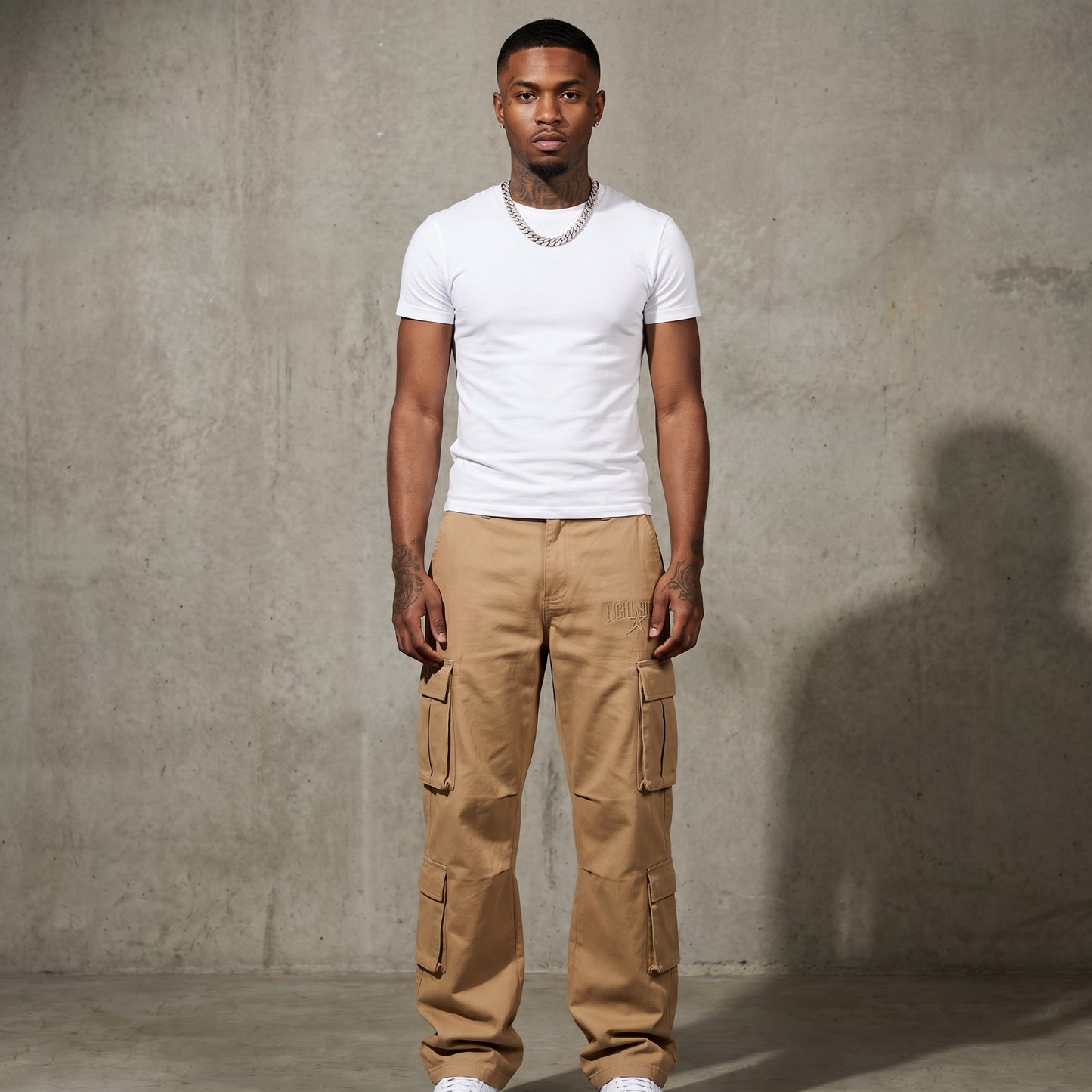 Streetwear Cargo Pant Desert Tan front