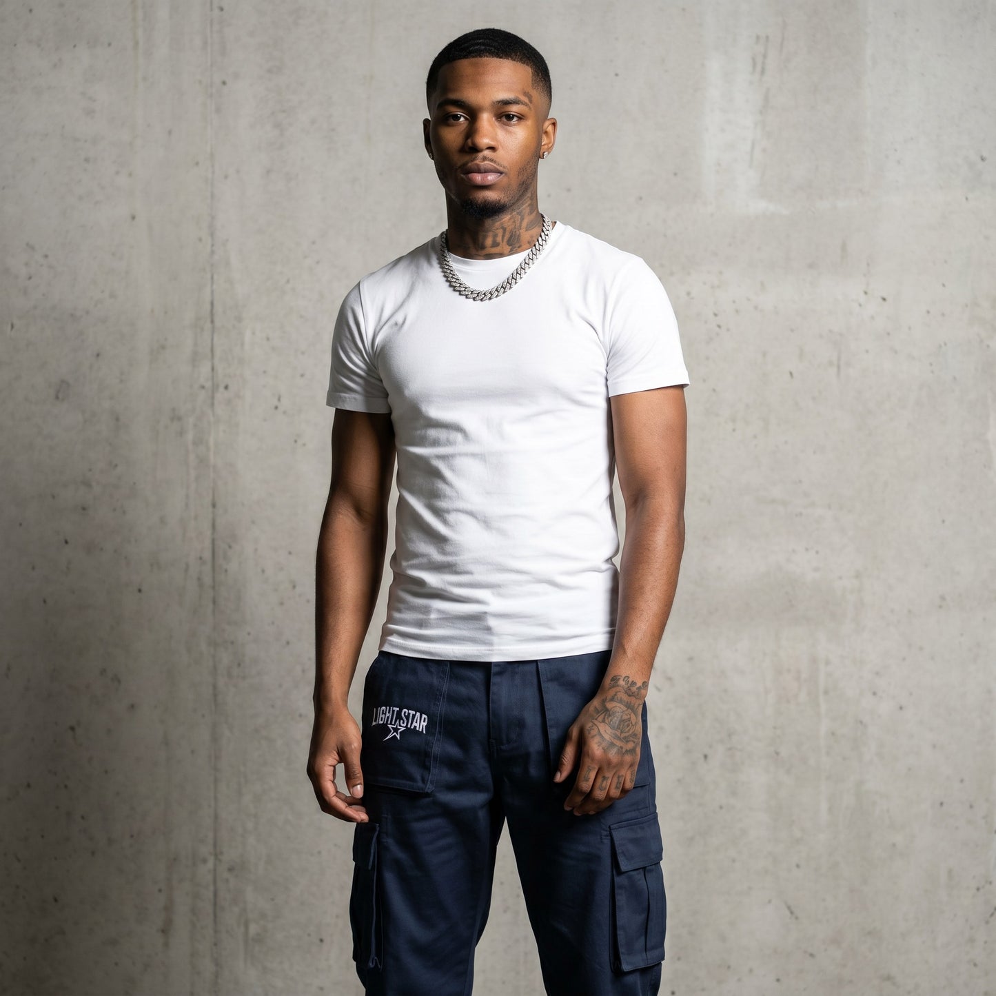 Tactical Cargo Pant Navy Storm front