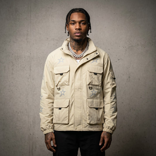 Trail Wind Anorak Alpine Cream front