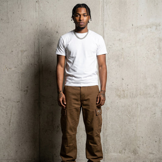 Utility Cargo Pant Brown Field front