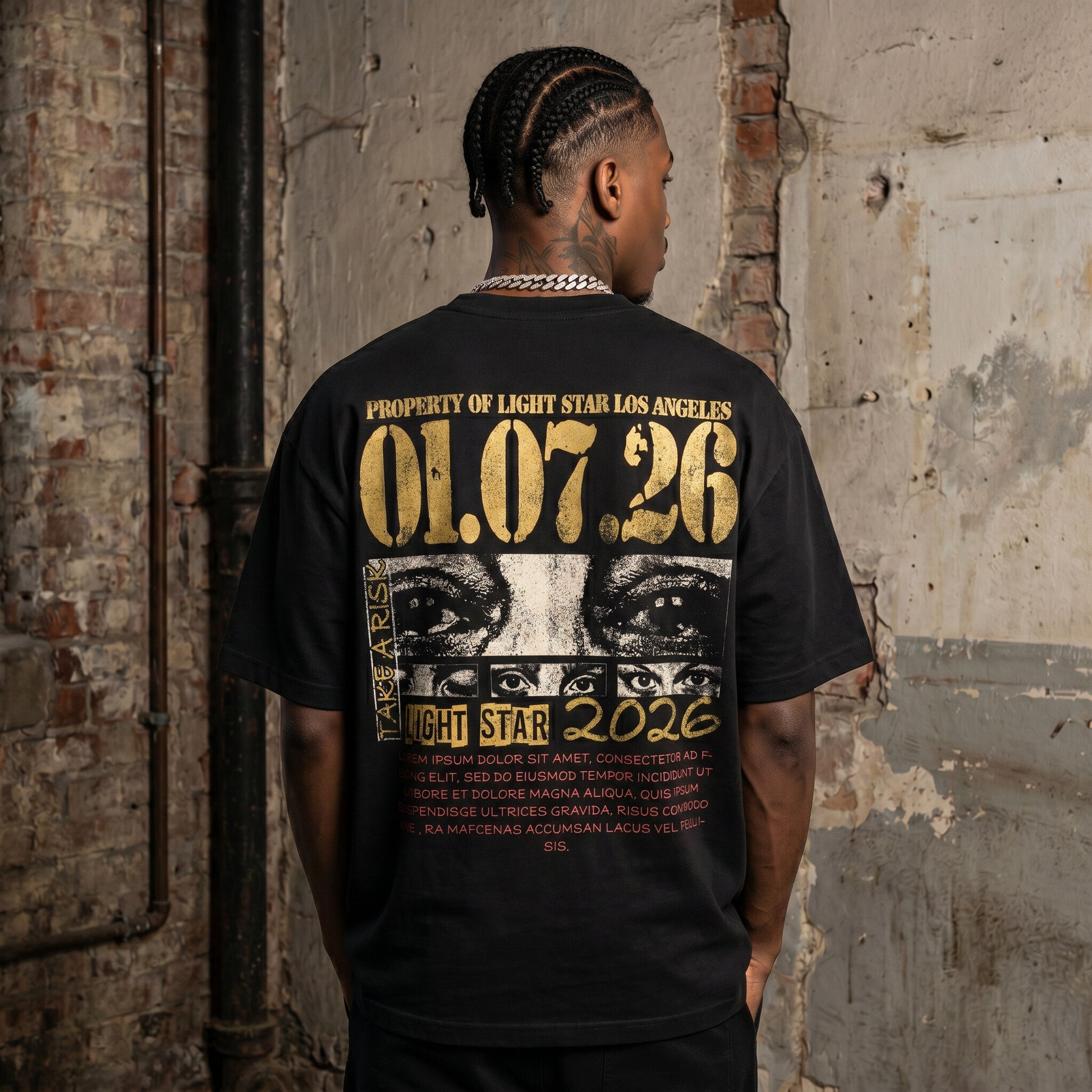 01.07.26 Eyes Heavy Tee Vintage Black back