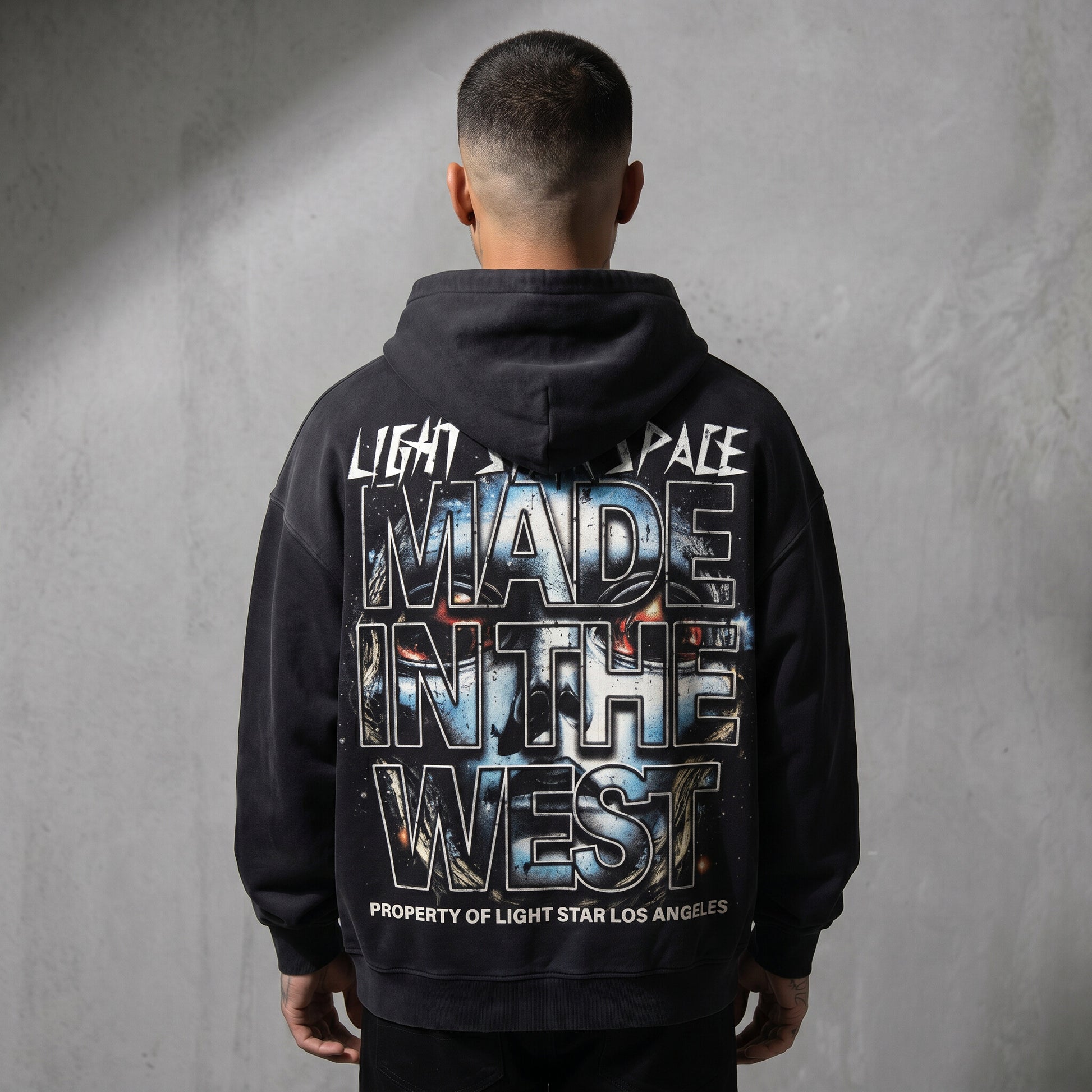 Made In The West Hoodie Vintage Black back