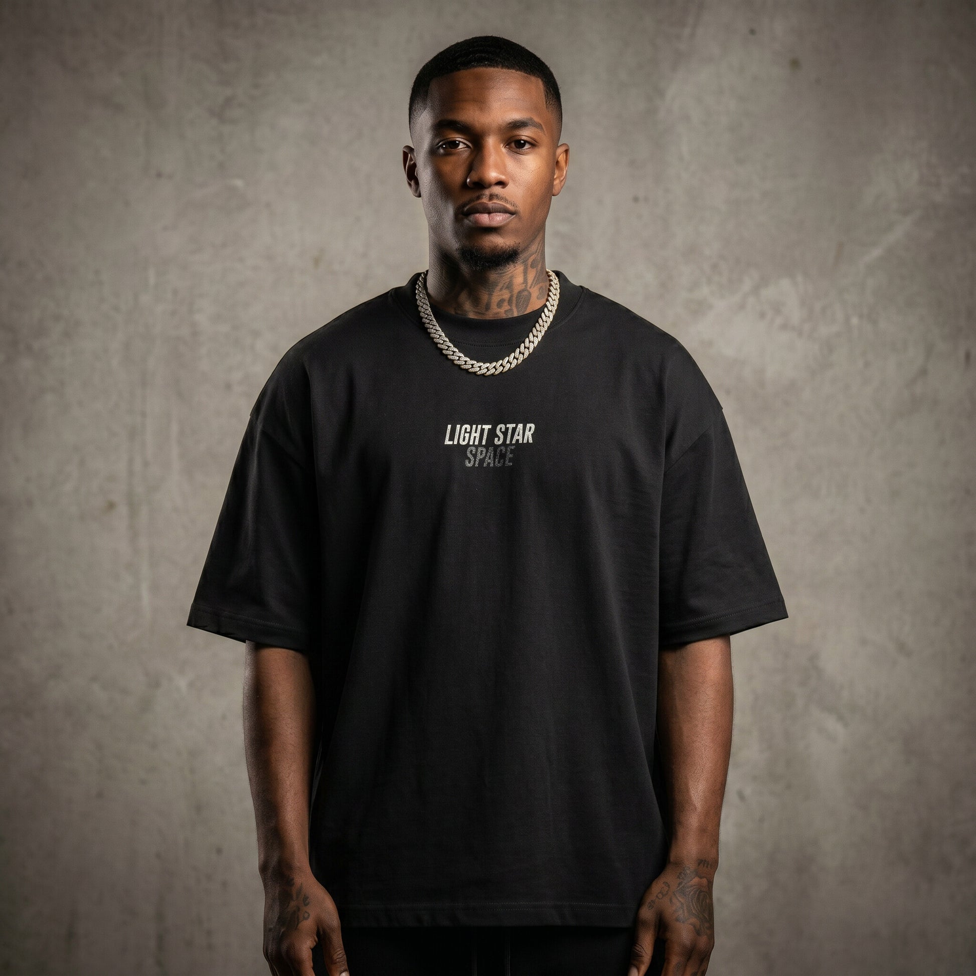 Made In The West Heavy Tee Vintage Black front