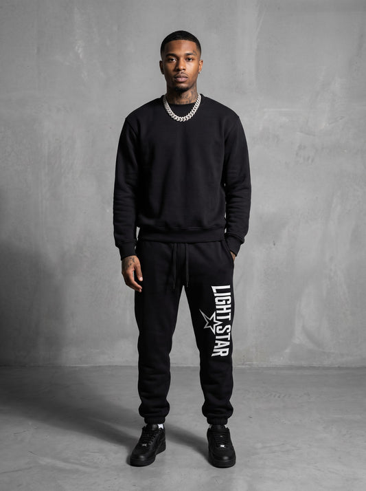 Side Logo Sweatpant — Capsule Drop Black