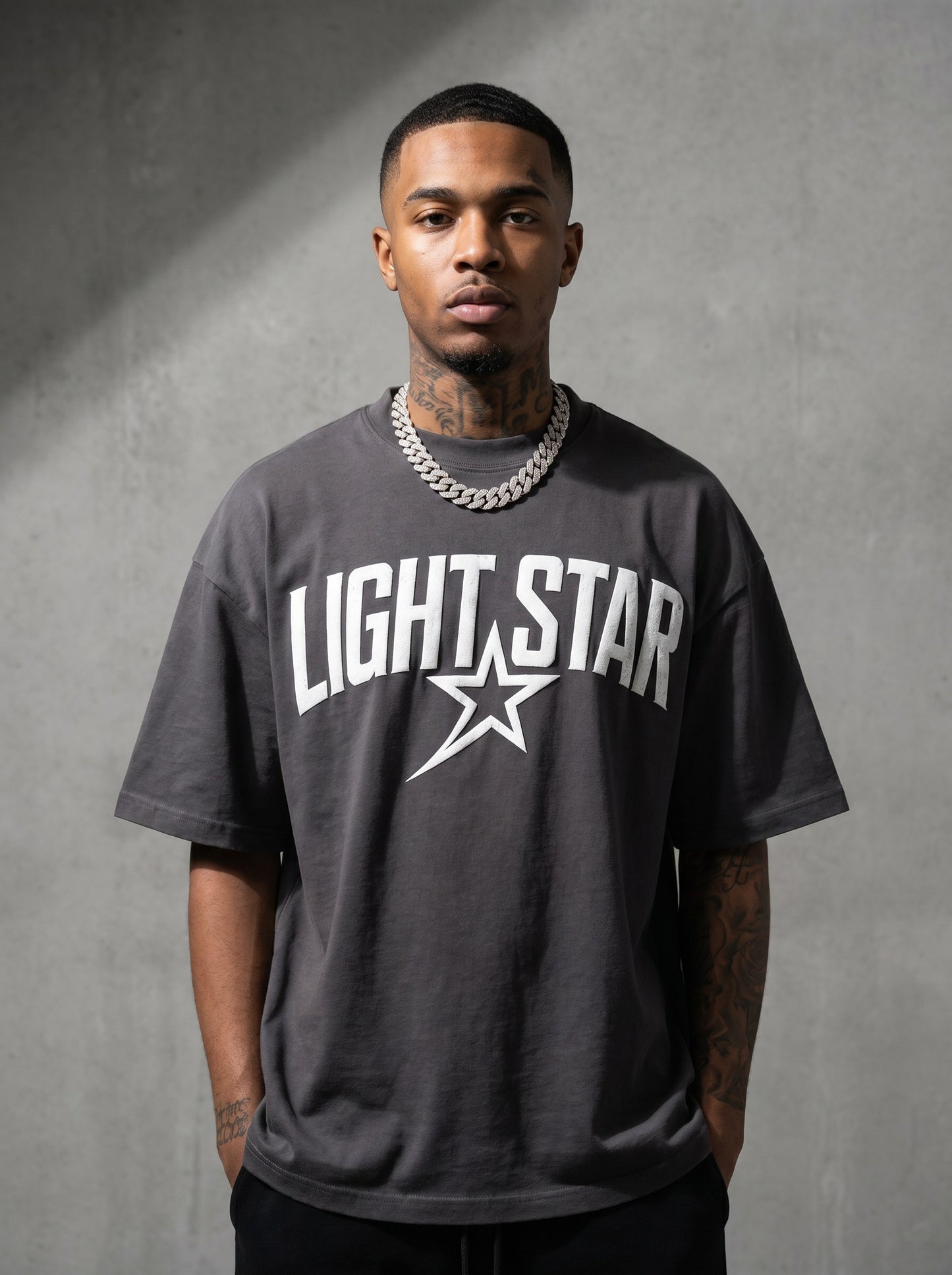 Arch Logo Bold Tee Charcoal
