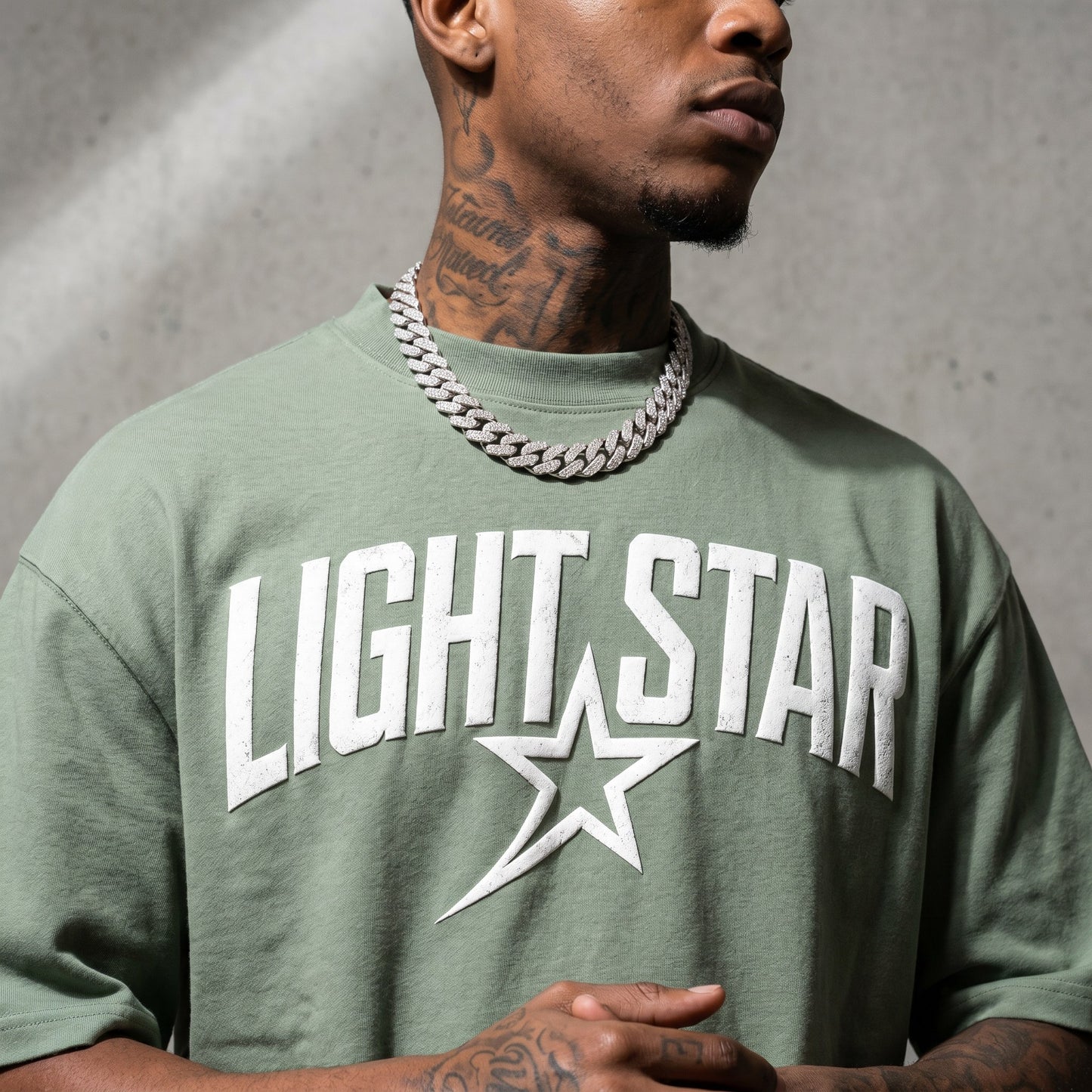 Arch Logo Bold Tee Sage