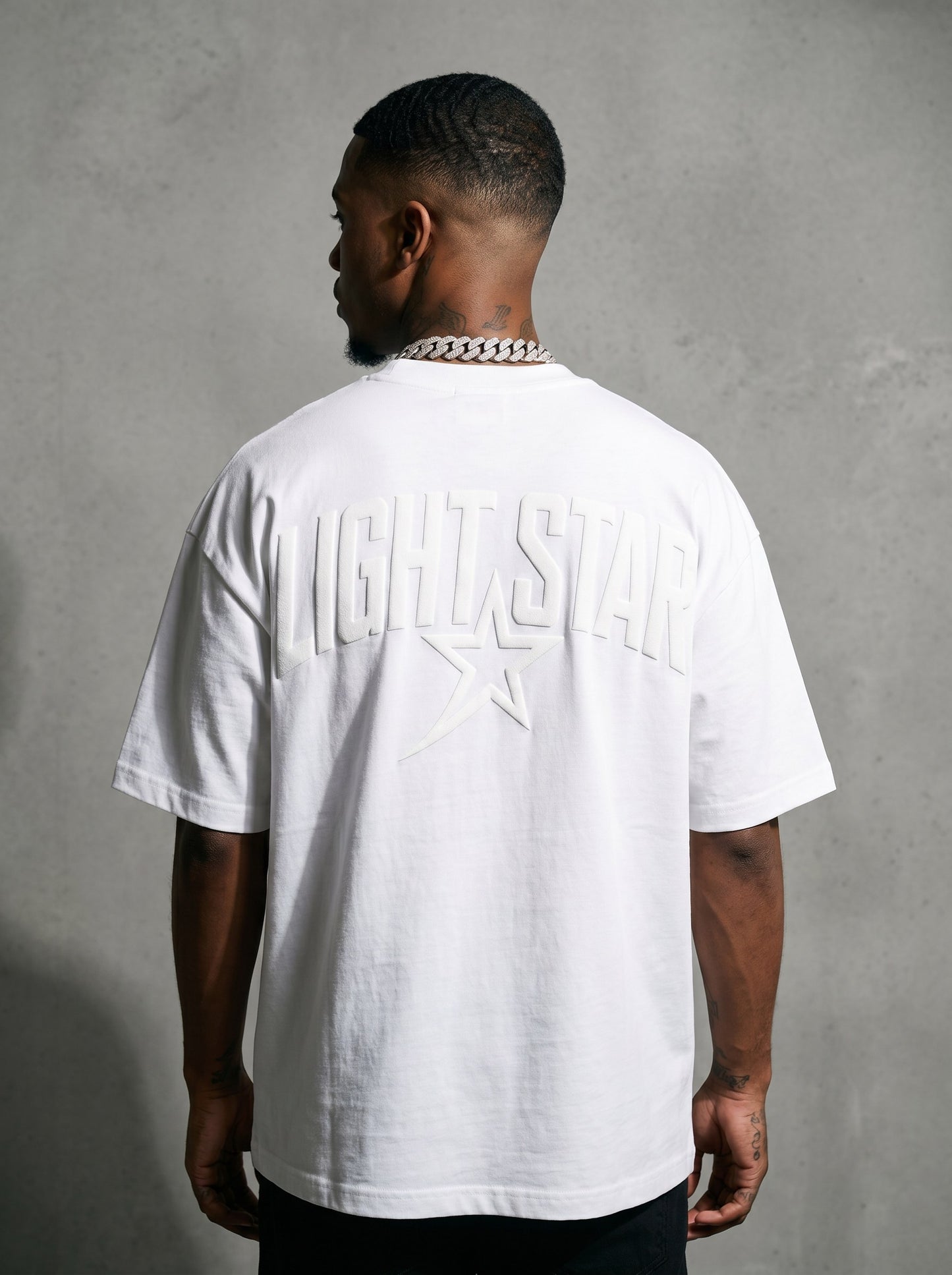 Arch Logo Bold Tee White