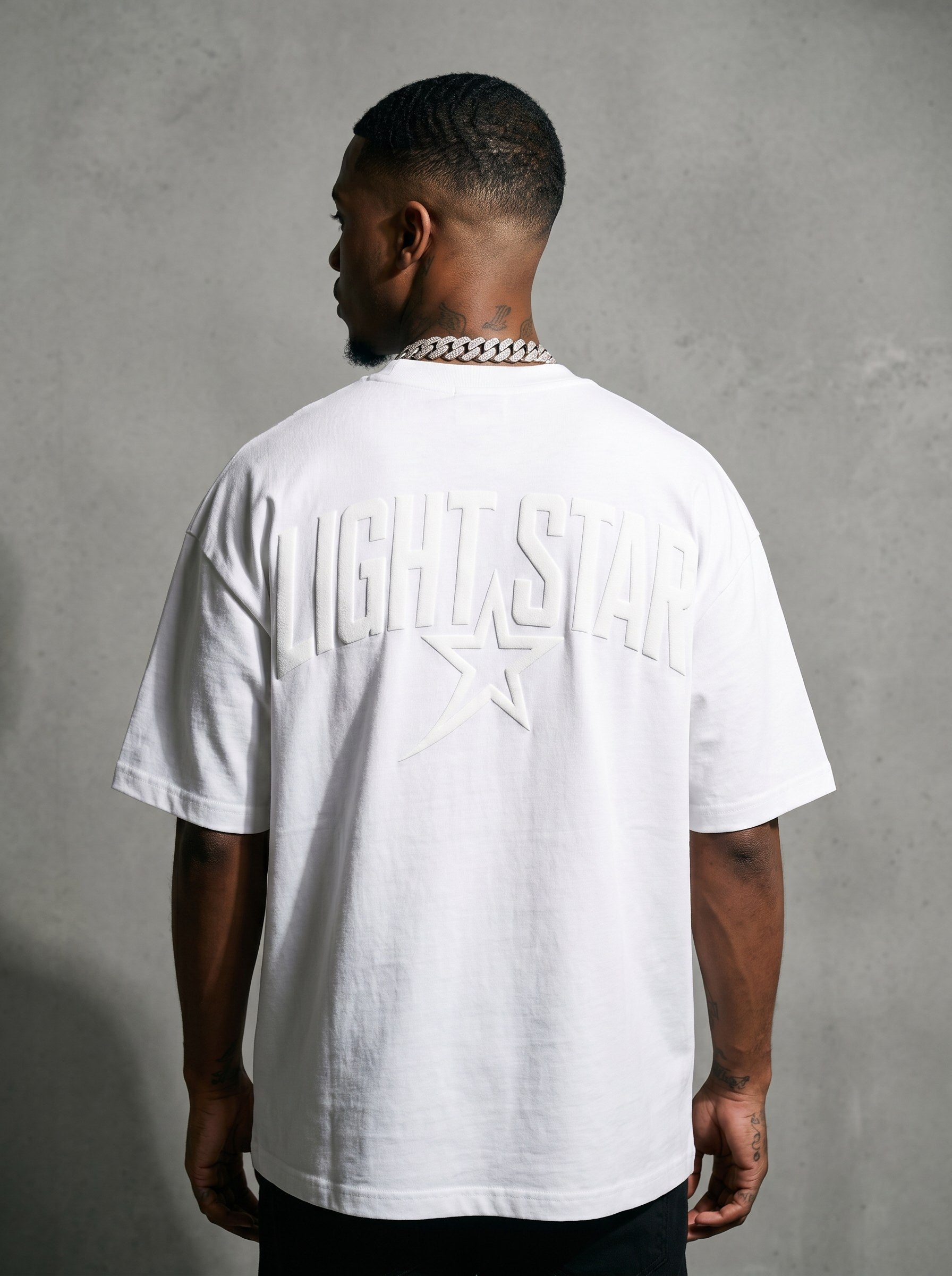 Arch Logo Bold Tee White