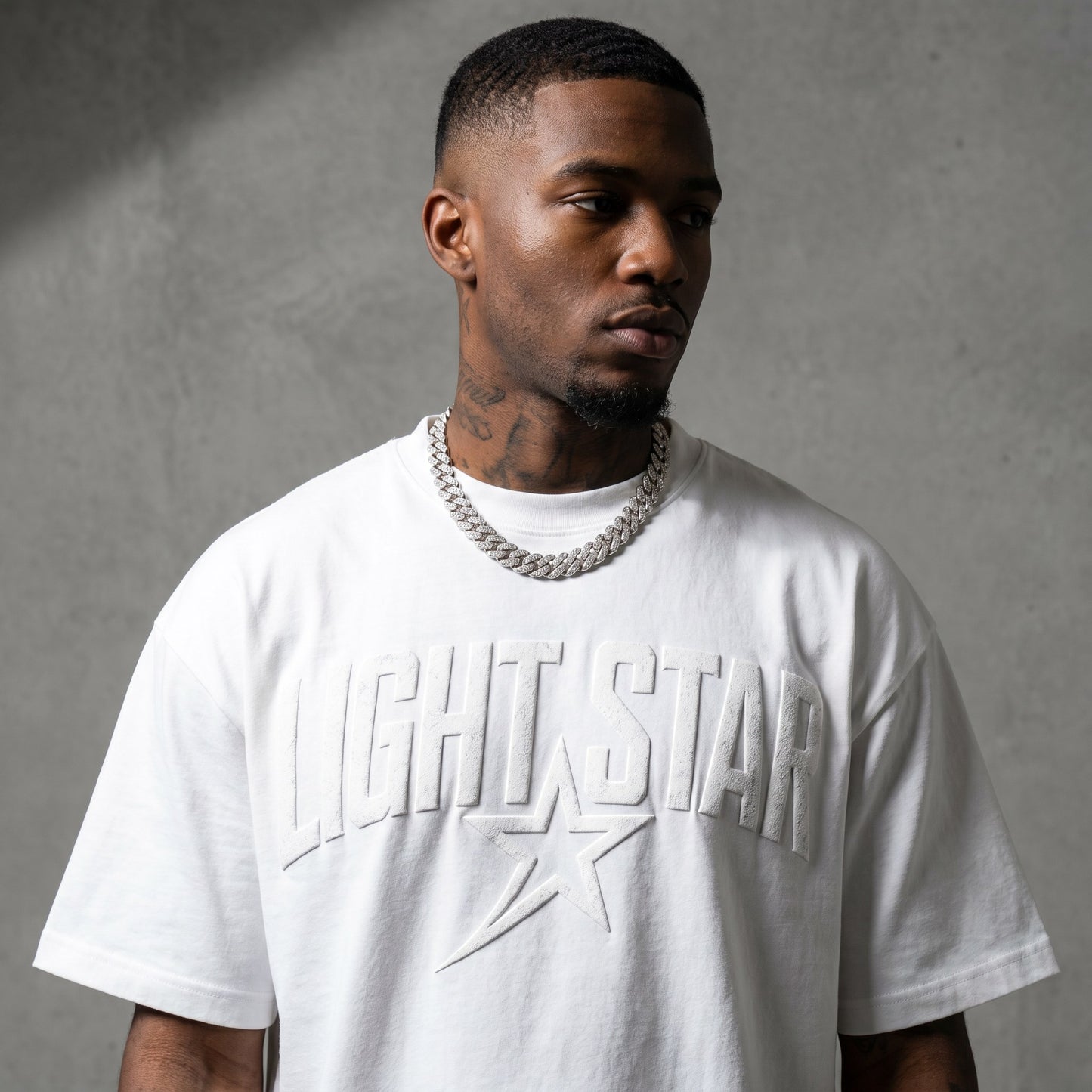 Arch Logo Bold Tee White