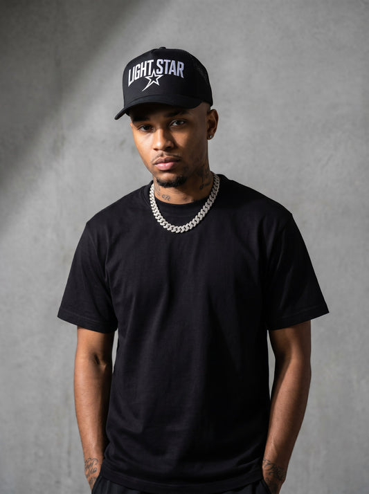 Arch Logo Trucker Cap Black/Black